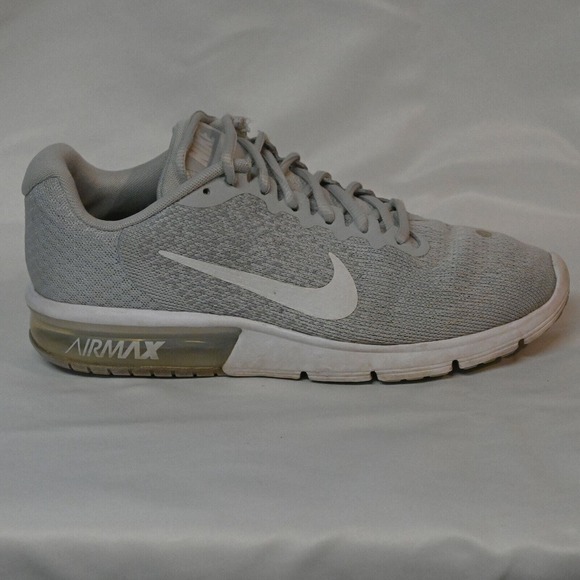 Nike Air Max Sequent 2 Womens 852465-007 Platinum Grey Running Shoes Size 9 - Picture 7 of 12